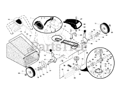 Jonsered LM 2153 CMDAW (961410059-01) - Jonsered Walk-Behind Mower (2007-03) DRIVE