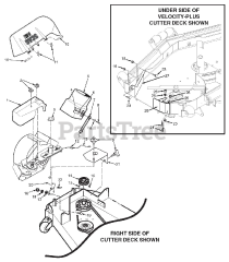 Scag GC-3B - Scag Fabric 3-Bag Grass Catcher (SN: K3300001 - K3399999) SCZ-61" STT 52"/61" &amp; STTII 52"/61" Blower Mounting Components