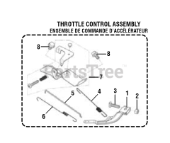 PowerStroke PS 9C3501 A - PowerStroke 3500 Watt Generator General Assembly (THROTTLE CONTROL ASSEMBLY)