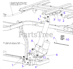 Cub Cadet 39B70107 (39B70107100) - Cub Cadet Utility Vehicle MXC Bed Lift Kit Replacement Parts