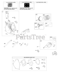 Briggs & Stratton 13L152-0316-F8 - Briggs & Stratton Horizontal Engine