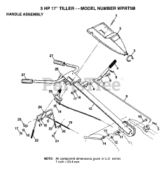 Winston Pro WP RT5 B - Winston Pro Tiller