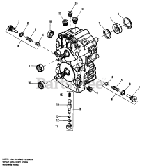 AGCO 512 H (1692165) - AGCO 36" Lawn Tractor, 12.5hp Hydro Pump Service Parts - Sunstrand Model BDU-10S-114