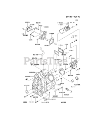 Kawasaki FD620D-MS12 - Kawasaki Engine CYLINDER/CRANKCASE