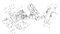Briggs & Stratton 076143-00 - Briggs & Stratton 35kW Liquid Cooled Home Standby Generator Engine - 3.0L - Manifolds (312593)