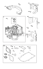 Briggs & Stratton 389575-0117-E1 - Briggs & Stratton Vertical Engine Cylinder Group