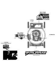 Murray 11A-A2BA758 - Murray Walk-Behind Mower (2014) Label Map 11A-A2BA758