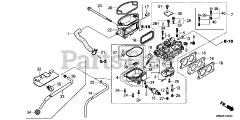 Honda GX690 TXF3 (GCBDK) - Honda Engine, Made in Japan (SN: GCBDK-1000001 - GCBDK-9999999) CARBURETOR (1)