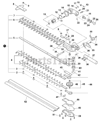 Shindaiwa AH 242 - Shindaiwa Articulating Hedge Trimmer (SN: T17511001001 - T17511999999)