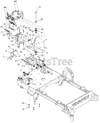 Gravely 988171 - Gravely Pro-Walk 36" Walk-Behind Mower, Kawasaki FS (SN: 000101 & Above)