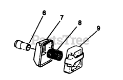 Weed Eater YP 120 - Weed Eater String Trimmer MUFFLER, SEPARATE DIFFUSER