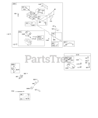 Briggs & Stratton 381447-0146-E1 - Briggs & Stratton Horizontal Engine Carburetor, Fuel Supply, Kit - Carburetor Overhaul
