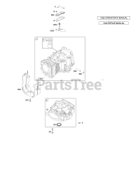 Briggs & Stratton 212902-0117-E1 - Briggs & Stratton Vertical Engine Cylinder, Engine Sump