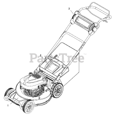 Snapper ESPV 21875EXAL (881639) - Snapper 21" Walk-Behind Mower, 8.75hp