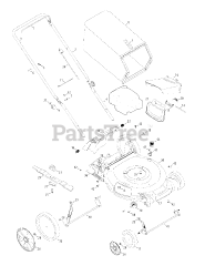 Craftsman 247.370341 (11A-B2BX799) - Craftsman Walk-Behind Mower (2014)