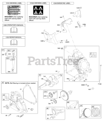 Briggs & Stratton 20P414-0019-E1 - Briggs & Stratton Horizontal Engine
