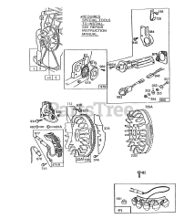 Briggs & Stratton 130202-1875-01 - Briggs & Stratton Horizontal Engine Oil Gard, Flywheels, Elect.