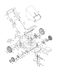 MTD 12A-559Q795 - MTD Pro Walk-Behind Mower (2006)