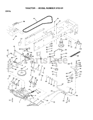 Poulan 342084 - Poulan Lawn Tractor (2007-01)