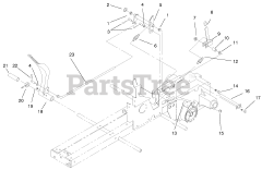 Toro 73422 (416-8) - Toro Garden Tractor (SN: 079000001 - 079999999) (1997)