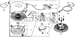 Honda GV150 A1 (GV150) - Honda Engine, Made in Japan (SN: GV150-2000001 - GV150-2034737)