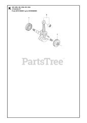 Husqvarna 236 e - Husqvarna Chainsaw CRANKSHAFT 2