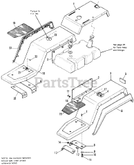 Simplicity 1691167 - Simplicity SunStar 48" Garden Tractor, 20hp Fenders &amp; Footrest Group