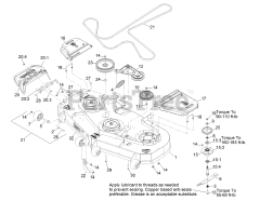 Exmark LZX740KC606CA - Exmark 60" Lazer Z X-Series Zero-Turn Mower, Kohler, CARB (SN: 312000000 - 312999999) (2012) Deck Assembly