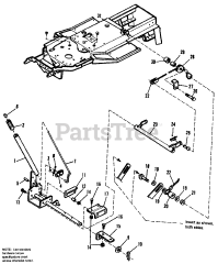 Simplicity 1692438 - Simplicity Landlord Garden Tractor, 16hp Lift Lever Group - Hydro Model