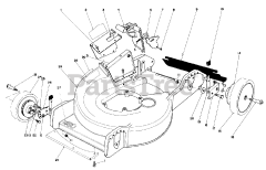 Toro 20758 - Toro Walk-Behind Mower (SN: 003000001 - 003999999) (1983)