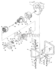 Homelite EH 5500 HD (UT-03689) - Homelite Generator Generator &amp; Handles