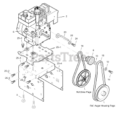 Murray 627809x5A - Murray 27" Snow Thrower (2002) Engine