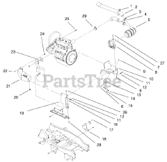 Toro 73590 (523 Dxi) - Toro Garden Tractor (SN: 099000001 - 099999999) (1999)