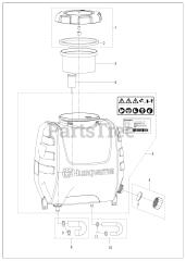 Husqvarna 321 S15 - Husqvarna Backpack Sprayer (Original) TANK