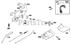 Toro 70080 (10-32) - Toro Recycler Rear-Engine Riding Mower (SN: 049000001 - 049999999) (1994) Engine Briggs  Stratton Model 28b707-0126-01 5