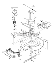 Craftsman 247.250000 (13A226JD099) - Craftsman R1000 Rear-Engine Riding Mower (2012) (Sears)