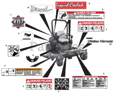 ぱぱさん専用　Mana Diagram Gravely 992195 (PM 260H) - Gravely Pro-Master 60
