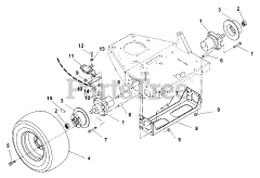 Gravely 990021 (PM 320) - Gravely Pro-Master Zero-Turn Mower, 27hp Kohler (SN: 000101 - 001999)