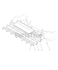 Ferris 5000/61R (5900201) - Ferris 61" Rear-Discharge Mower Deck (SN: 1210 & Above)
