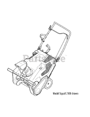 Troy-Bilt 2100 (31AS2T5F766) - Troy-Bilt Squall 21" Snow Thrower (2012)