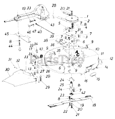 MTD 196-796-000 - MTD Mower Deck Assembly Only (1986)