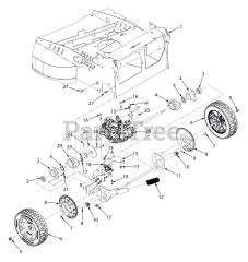 Scag SFC30-7CV-CA-S - Scag 30" Walk-Behind Mower, 224cc Kohler, CARB (SN: T7500001 - T7599999)