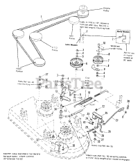 Simplicity 1691461 - Simplicity SunRunner 36" Front Cut Rear-Engine Riding Mower, 8hp 36" Mower Drive Group