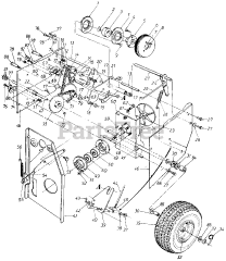 White Outdoor SB-810 (318-840-190) - White Outdoor Snow Boss Snow Thrower (1988)