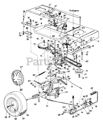 Sentar 223-921-200 (132-689G034) - Sentar Lawn Tractor (1992) (Goodyear)