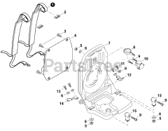 Echo PB-755 SH - Echo Backpack Blower (SN: P04513001001 - P04513999999)