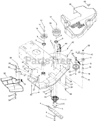 Ariens 911403 - Ariens 34" Walk-Behind Mower, 10.5hp Briggs & Stratton, Gear (SN: 000101 - 001999)