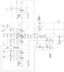 Gravely 950011 (Axis 200 DTN) - Gravely Axis Compact Utility Loader, 25hp Kubota (SN: 000900 & Above) Hydraulic Schematic