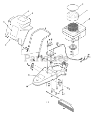 Troy-Bilt 52062 - Troy-Bilt Walk-Behind Trimmer General Assembly