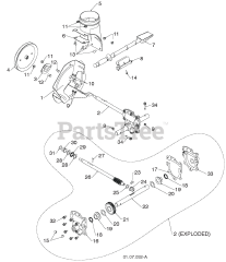 Husqvarna ST 276 EP (961910039-11) - Husqvarna 30" Snow Blower (2014-07) AUGER HOUSING &amp; IMPELLER 6